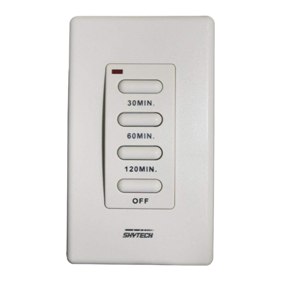 Skytech TM/R-AF1-1 Installation And Operating Instructions