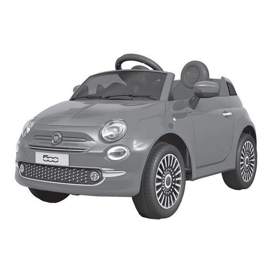 Prince Toys FIAT 500 ELECTRIC RIDE-ON 701 Installation & Operation Manual