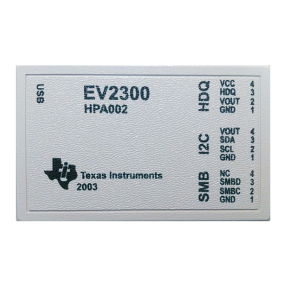 Texas Instruments bq242968 User Manual