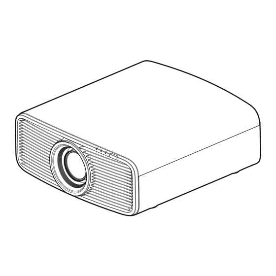 JVC DLA-NZ500 Instructions Manual