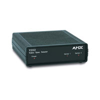 Amx Video Sync Sensor VSS2 Instruction Manual