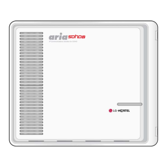 LG-Nortel ARIA SOHO IP Hardware Description And Installation Manual