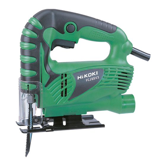 Hitachi Koki FCJ 65V3 Handling Instructions Manual