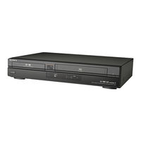 Sony RDR-VX525 - DVDr/ VCR Combo Service Manual