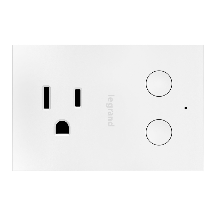 LEGRAND radiant WWP20 - Smart Plug-In Dimmer, Wi-Fi Manual