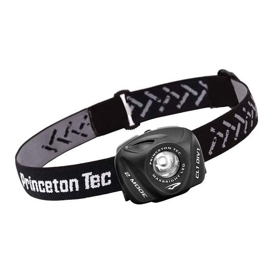 Princeton Tec EOS II Operating And Maintenance Instructions