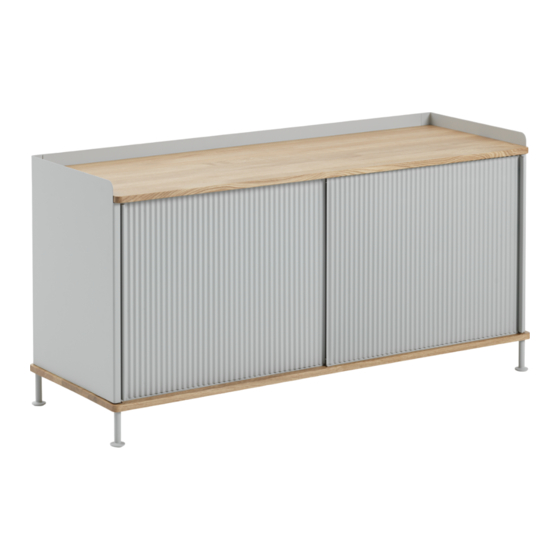 muuto ENFOLD SIDEBOARD 156228 Manual