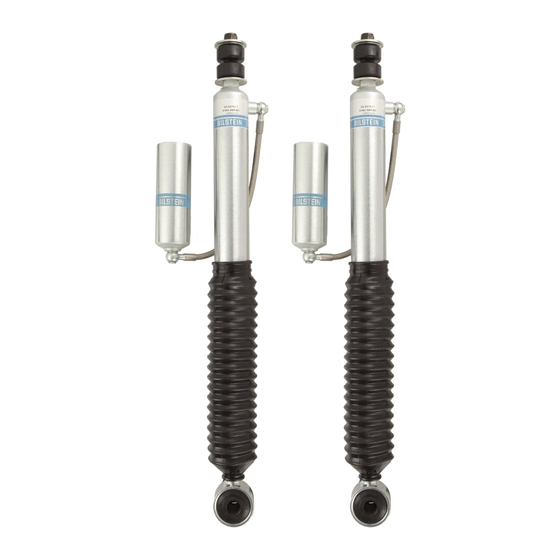 Bilstein B8 5160 Mounting Instruction