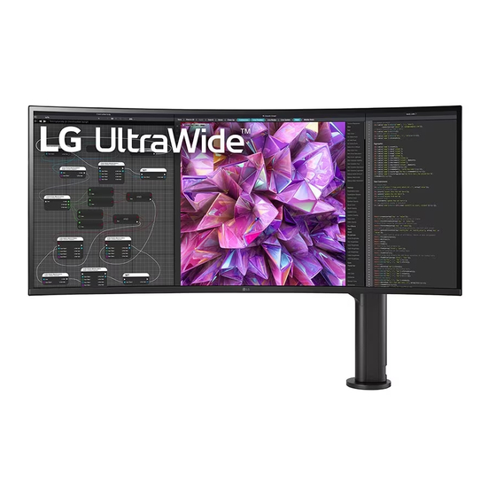 LG 38WQ88C Owner's Manual