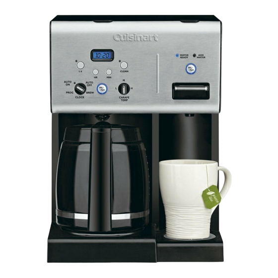 Cuisinart CHW12P1 Quick Start Manual