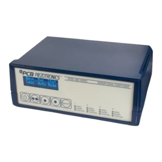 PCB Piezotronics 482C54 Installation And Operating Manual