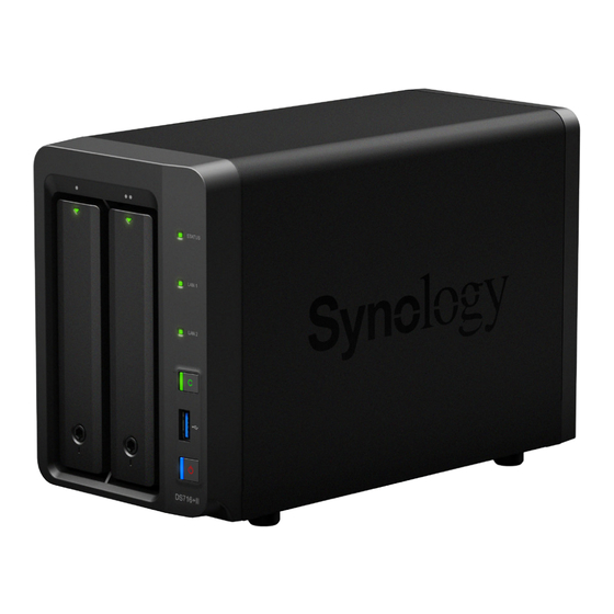 Synology DiskStation DS716+II Quick Installation Manual