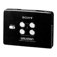 Sony Walkman WM-EX618 Service Manual