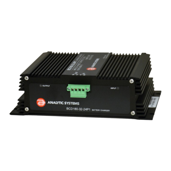 Analytic Systems BCD180 Series Installation & Operation Manual