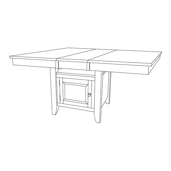 Sunset Furniture DLU-DK-BR-B70-TA-RTA Assembly Instructions