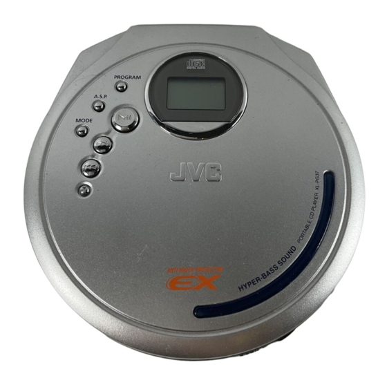 JVC XL-PG37SL Operating Instructions Manual