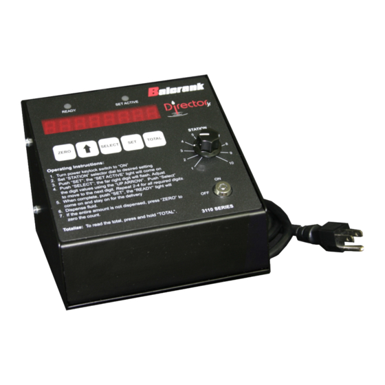 Balcrank Director Jr. 3110-031 Operation, Installation, Maintenance And Repair Manual