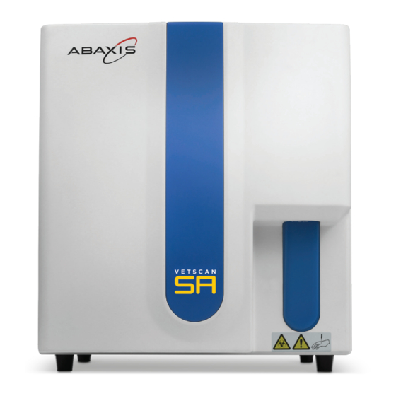 Abaxis VetScan SA User Manual