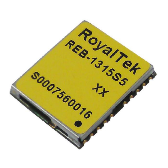RoyalTek REB-1315S5 Operational Manual