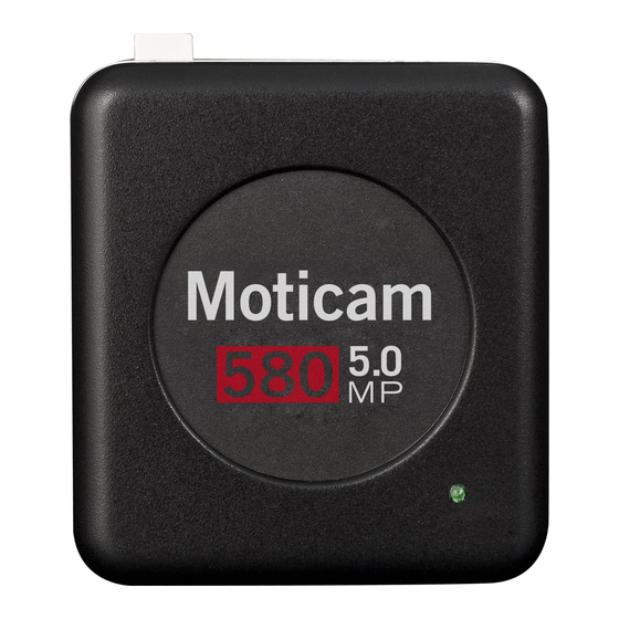 Motic Moticam 580 Quick Start Manual