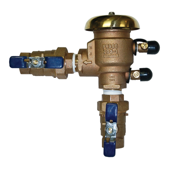 Watts FEBCO 765 Instructions For Installing