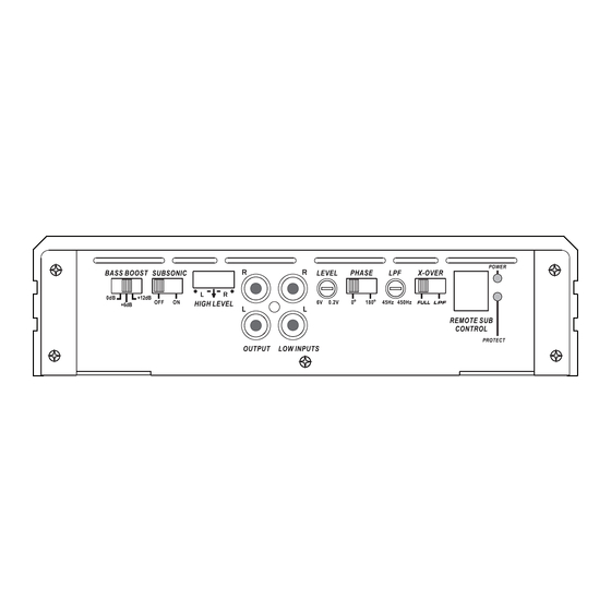 Soundstream Picasso P1.210 Owner's Manual