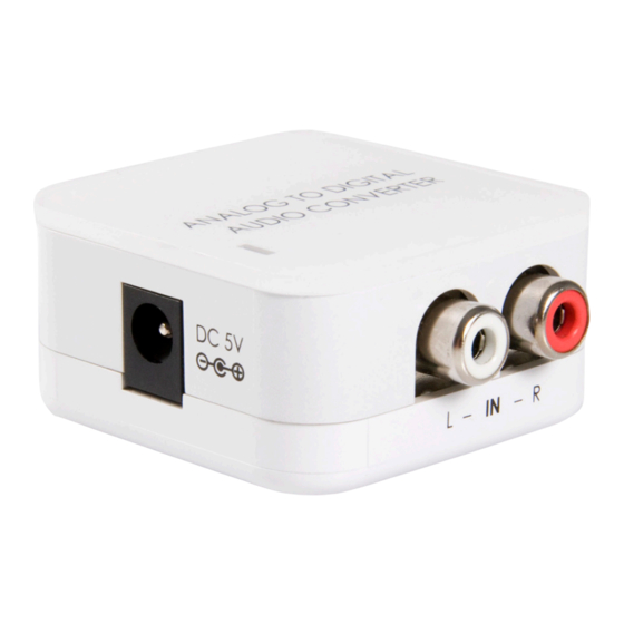 StarTech.com AA2SPDIF Instruction Manual