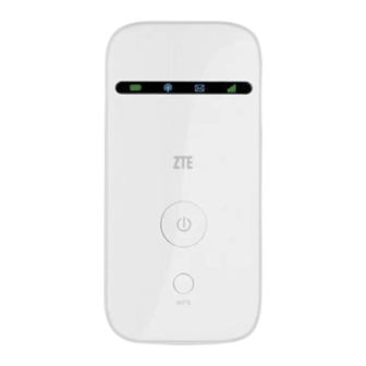 Zte MF65M Quick Start Manual