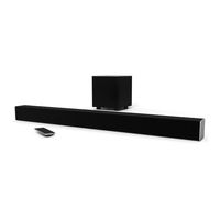 Vizio SB3821-D6 Quick Start Manual