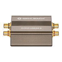 Oehlbach AUDIO LINEAR 8 User's Manual & Warranty Information