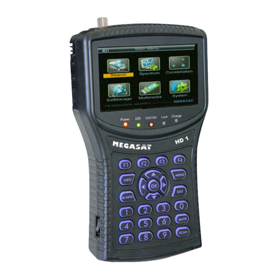 Megasat HD 1 User Manual