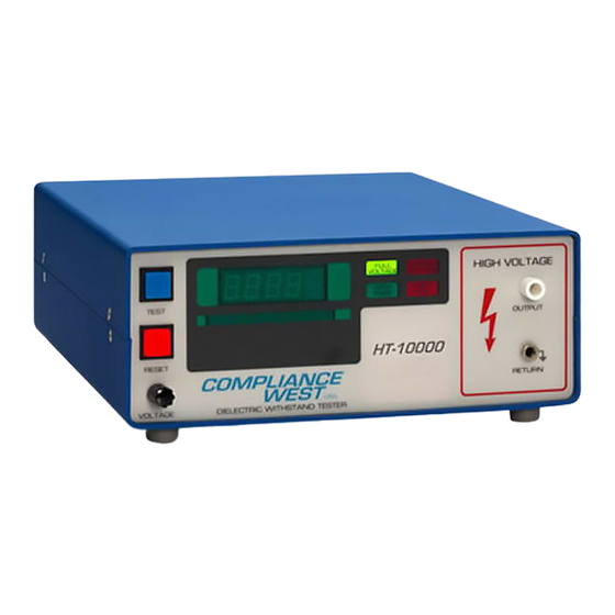 Compliance West HT-10KVDC Instruction Manual