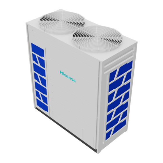Hisense AVWT-76FKFSHA Installation Manual