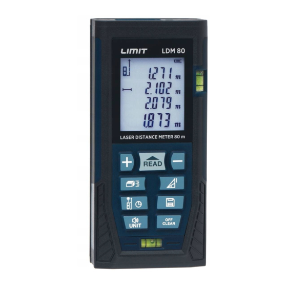 LIMIT LDM 80 Operating Manual