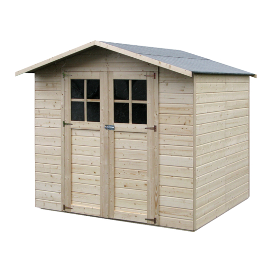 Décor et Jardin ABRI 43468S021 Manuals