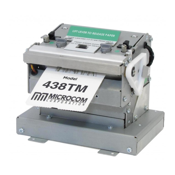 Microcom 438TM Operator's Manual