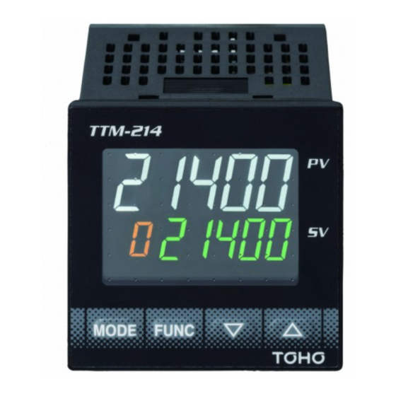 TOHO TTM-210 Series User Manual