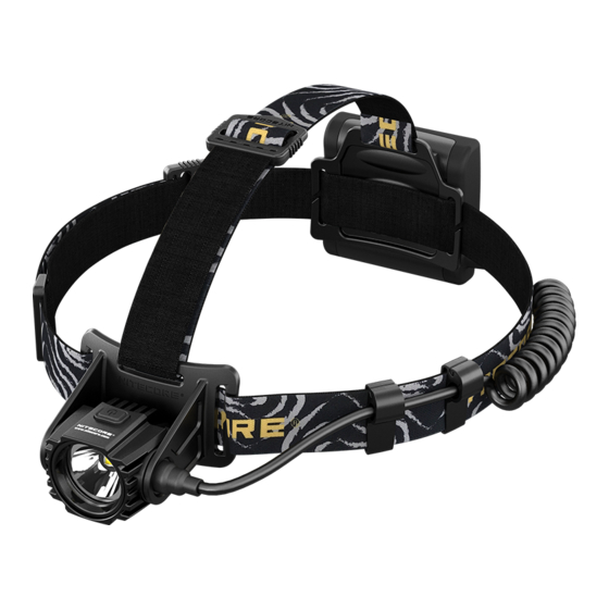 Nitecore HA40 - 1000 Lumen Headlamp Manual