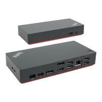Lenovo ThinkPad Universal USB-C Smart Dock User Manual