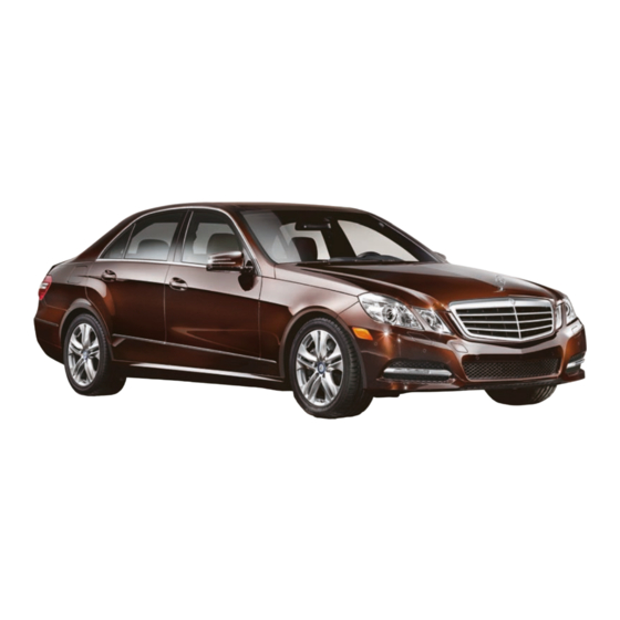 Mercedes-Benz E-Class Wagon 2012 Operator's Manual