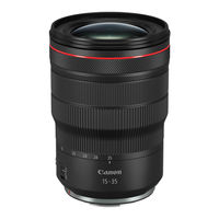 Canon RF15-35mm F2.8 L IS USM Instructions Manual