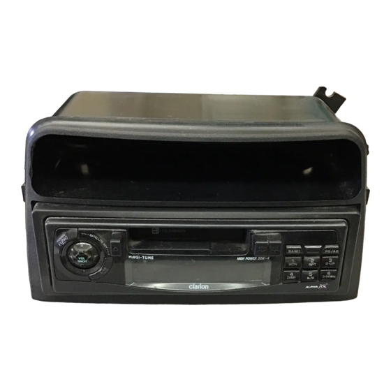Clarion RAX331D Owner's Manual