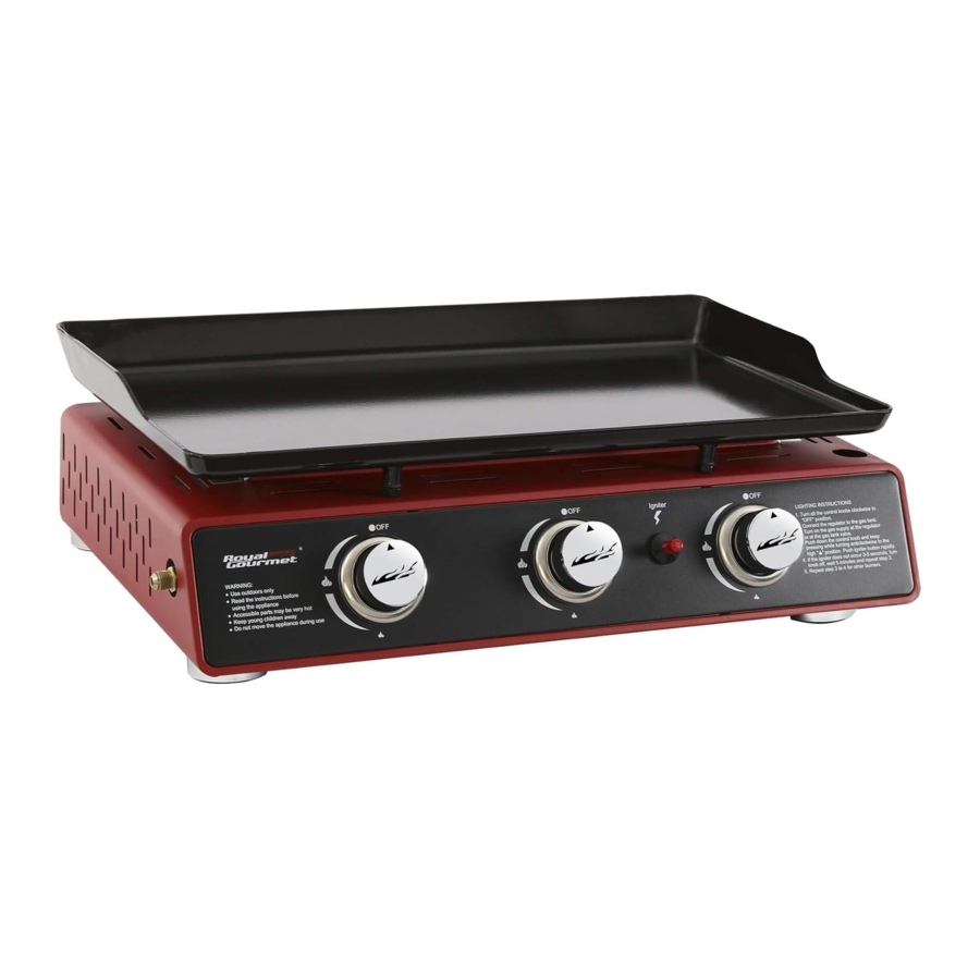 Royal Gourmet PD1301R Manual