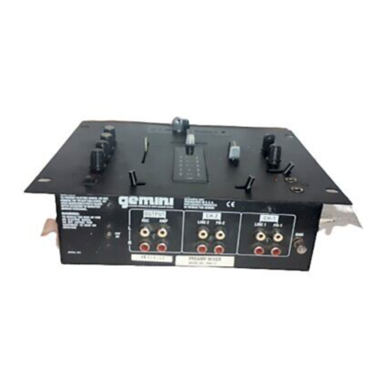 Gemini PDM-1008 Service Manual