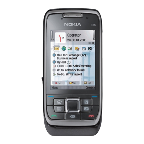 Nokia E66-1 User Manual