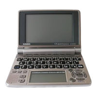 Casio XD-SP6600 Quick Manual