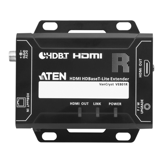 ATEN VanCryst VE801 Quick Start Manual