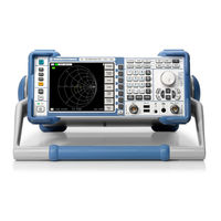 Rohde & Schwarz ZVL series Operating Manual