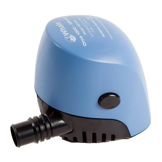 Whale Orca 500 US GPH Installation And Operation Manual