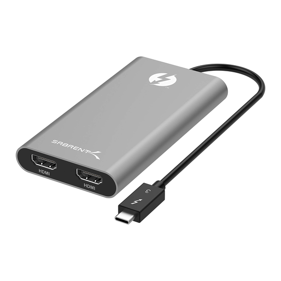 Sabrent TH-3HD2 User Manual